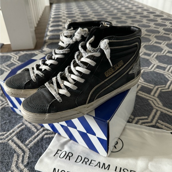Golden goose slides black. Amazing condition. - Picture 1 of 9